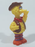 JHP Sesame Street Big Bird in Cowboy Attire 3 1/4" Tall PVC Toy Figure