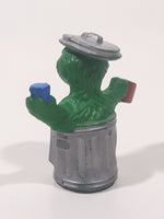 Tara Toy Muppets Sesame Street Oscar The Grouch Pickle Juice 10 Cents 2 1/2" Tall PVC Toy Figure