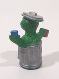 Tara Toy Muppets Sesame Street Oscar The Grouch Pickle Juice 10 Cents 2 1/2" Tall PVC Toy Figure