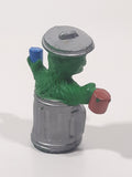 Tara Toy Muppets Sesame Street Oscar The Grouch Pickle Juice 10 Cents 2 1/2" Tall PVC Toy Figure