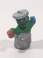 Tara Toy Muppets Sesame Street Oscar The Grouch Pickle Juice 10 Cents 2 1/2" Tall PVC Toy Figure