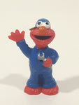 JHP Sesame Street Elmo as Mechanic with Wrench 2 1/4" Tall PVC Toy Figure