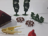 Snow White And The Seven Dwarfs Village Plastic Toy Characters with Trees, Building and Accessories Made in Hong Kong