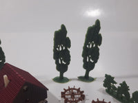 Snow White And The Seven Dwarfs Village Plastic Toy Characters with Trees, Building and Accessories Made in Hong Kong