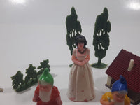 Snow White And The Seven Dwarfs Village Plastic Toy Characters with Trees, Building and Accessories Made in Hong Kong