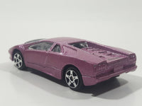 Maisto Lamborghini Diablo Metallic Purple Pink 1/64 Scale Die Cast Toy Dream Super Car Vehicle
