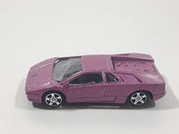 Maisto Lamborghini Diablo Metallic Purple Pink 1/64 Scale Die Cast Toy Dream Super Car Vehicle