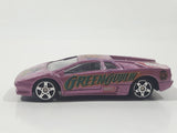 2002 Maisto Ultimate Marvel Lamborghini Diablo Green Goblin Metallic Purple Pink 1/64 Scale Die Cast Toy Dream Super Car Vehicle
