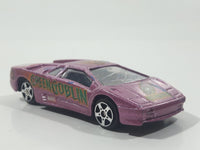 2002 Maisto Ultimate Marvel Lamborghini Diablo Green Goblin Metallic Purple Pink 1/64 Scale Die Cast Toy Dream Super Car Vehicle