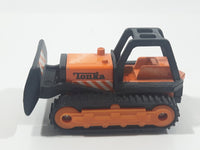 2003 McDonald's Hasbro Tonka Bulldozer Orange and Black Die Cast Toy Car Vehicle