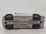 Maisto G Ridez 2004 Chevrolet Silverado SS Low Rider White and Dark Blue Die Cast Toy Car Vehicle with Rubber Tires