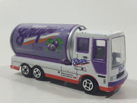 RealToy Cabover Tanker Truck Always Grape Juice White with Purple Can Die Cast Toy Car Vehicle