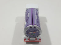 RealToy Cabover Tanker Truck Always Grape Juice White with Purple Can Die Cast Toy Car Vehicle
