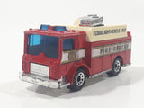 Matchbox Mack Auxiliary Power Truck Flood Light Rescue Unit Fire Truck 1/84 Scale Die Cast Toy Car Vehicle