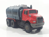 2012 Hasbro Tonka FunRise Tanker Truck Red and Grey Die Cast Toy Car Vehicle