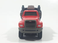 2012 Hasbro Tonka FunRise Tanker Truck Red and Grey Die Cast Toy Car Vehicle