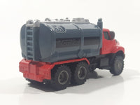 2012 Hasbro Tonka FunRise Tanker Truck Red and Grey Die Cast Toy Car Vehicle