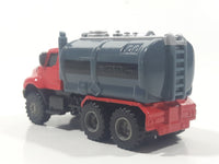 2012 Hasbro Tonka FunRise Tanker Truck Red and Grey Die Cast Toy Car Vehicle