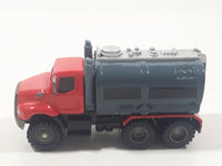 2012 Hasbro Tonka FunRise Tanker Truck Red and Grey Die Cast Toy Car Vehicle