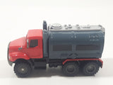 2012 Hasbro Tonka FunRise Tanker Truck Red and Grey Die Cast Toy Car Vehicle