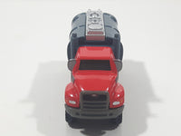 2012 Hasbro Tonka FunRise Tanker Truck Red and Grey Die Cast Toy Car Vehicle