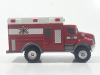 2012 Hasbro Tonka FunRise Ambulance Red and White Die Cast Toy Car Vehicle