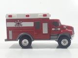 2012 Hasbro Tonka FunRise Ambulance Red and White Die Cast Toy Car Vehicle