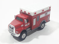 2012 Hasbro Tonka FunRise Ambulance Red and White Die Cast Toy Car Vehicle