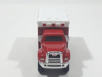 2012 Hasbro Tonka FunRise Ambulance Red and White Die Cast Toy Car Vehicle