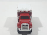 2012 Hasbro Tonka FunRise Ambulance Red and White Die Cast Toy Car Vehicle