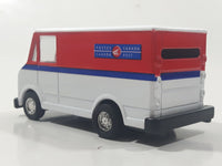 Canada Post Mail and Parcel Delivery Van Truck White and Red Pull Back Die Cast Toy Car Vehicle