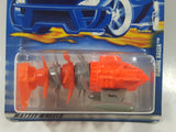 2001 Hot Wheels Marine Racer Orange and Grey Die Cast Toy Car Vehicle New in Package