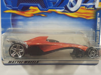 2001 Hot Wheels Greased Lightnin' Orange and Black Die Cast Toy Car Vehicle New in Package