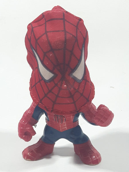 2006 Burger King Marvel Spider-Man 3 Character 3 3/4" Plastic Toy Action Figure with Fabric Mask