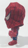 2006 Burger King Marvel Spider-Man 3 Character 3 3/4" Plastic Toy Action Figure with Fabric Mask