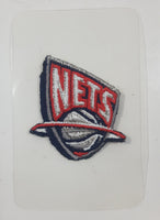 New Jersey Nets NBA Basketball Team Logo 1 3/4" x 2" Embroidered Fabric Sports Patch Badge