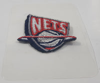 New Jersey Nets NBA Basketball Team Logo 1 3/4" x 2" Embroidered Fabric Sports Patch Badge