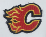 Calgary Flames NHL Hockey Team Logo 1 3/4 x 2 1/4" Embroidered Fabric Sports Patch Badge