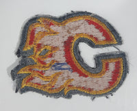 Calgary Flames NHL Hockey Team Logo 1 3/4 x 2 1/4" Embroidered Fabric Sports Patch Badge