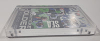 2021 Seattle Seahawks NFL Football Team Season Ticket Holder Clear Paperweight Plaque New in Plastic