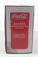 2004 Coca Cola Pearlescent Porcelain Ornament Collection Polar Bear Christmas Tree Ornament New in Box