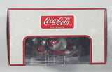 2004 Coca Cola Pearlescent Porcelain Ornament Collection Santa Claus in Sleigh Christmas Tree Ornament New in Box