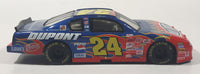 Action Racing NASCAR #24 Jeff Gordon 2002 Monte Carlo DuPont Red and Blue 1/24 Scale Die Cast Toy Car Vehicle