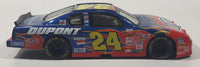 Action Racing NASCAR #24 Jeff Gordon 2002 Monte Carlo DuPont Red and Blue 1/24 Scale Die Cast Toy Car Vehicle