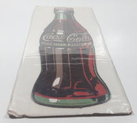 1991 The Coca Cola Company Bottle Shaped 4 3/4" x 15 3/4" Cardboard Sign