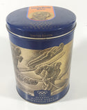 1992 Uncle Ben's Rice Olympic Winter Games Albertville France 7 1/4" Tall Tin Metal Canister