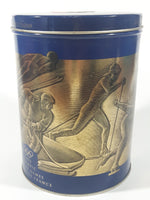 1992 Uncle Ben's Rice Olympic Winter Games Albertville France 7 1/4" Tall Tin Metal Canister