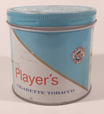 Vintage 1980s Player's Navy Cut Cigarette Tobacco 200g Blue Tin Metal Can