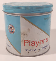 Vintage 1980s Player's Navy Cut Cigarette Tobacco 200g Blue Tin Metal Can