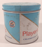 Vintage 1980s Player's Navy Cut Cigarette Tobacco 200g Blue Tin Metal Can